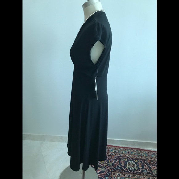 Maggy London NWT Little Black Dress Sz12p - Picture 2 of 7